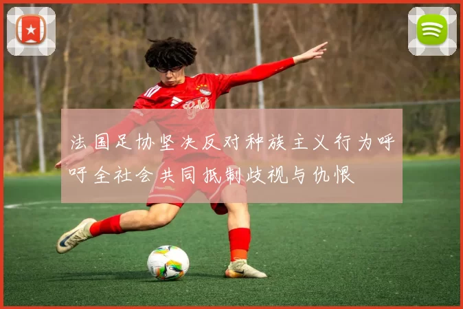 法国足协坚决反对种族主义行为呼吁全社会共同抵制歧视与仇恨